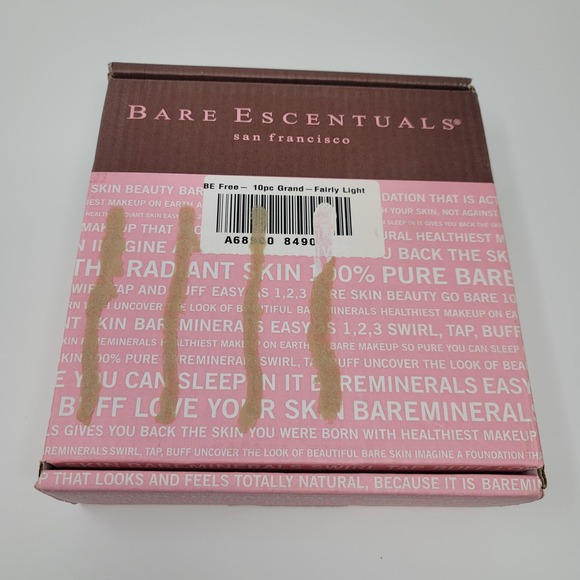 Bare Escentuals BareMinerals BE Free 9pc Grand Color Collection Fairly Light New - Picture 16 of 16